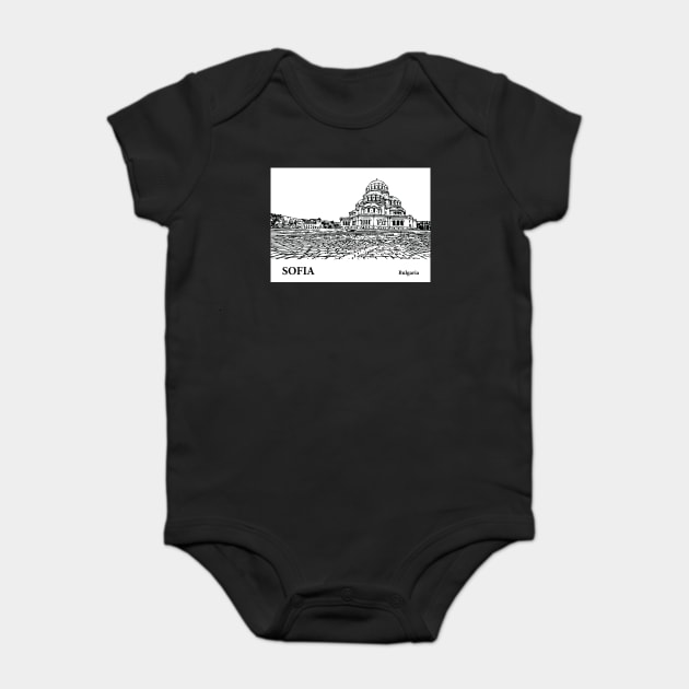 Sofia Bulgaria Baby Bodysuit by Lakeric